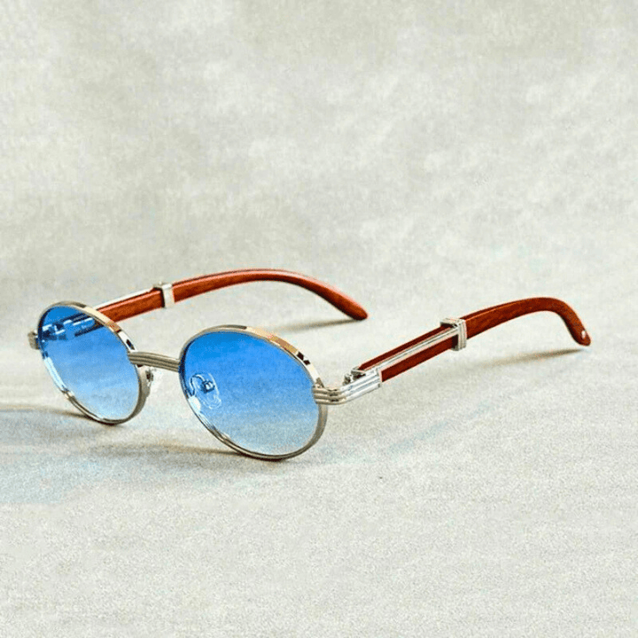 Avren WoodBlend Sunglasses — Eco - Friendly Anti - Glare UV Protection (Ice ) - | Zavonix