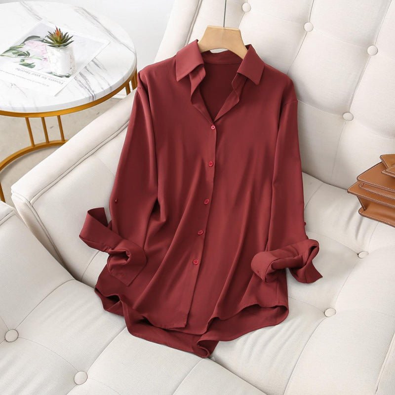 ADELE FEATHERWEIGHT LINEN SHIRT (Charcoal Gray XS) - | Zavonix