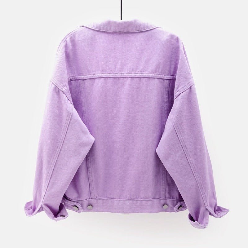 ALENA TWILL JACKET (Purple XS) - | Zavonix