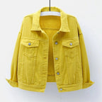 ALENA TWILL JACKET (Yellow XS) - | Zavonix