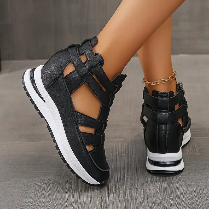Amara Glacé Supportive Comfort Sandals (Black US 5 / EU 35) - | Zavonix