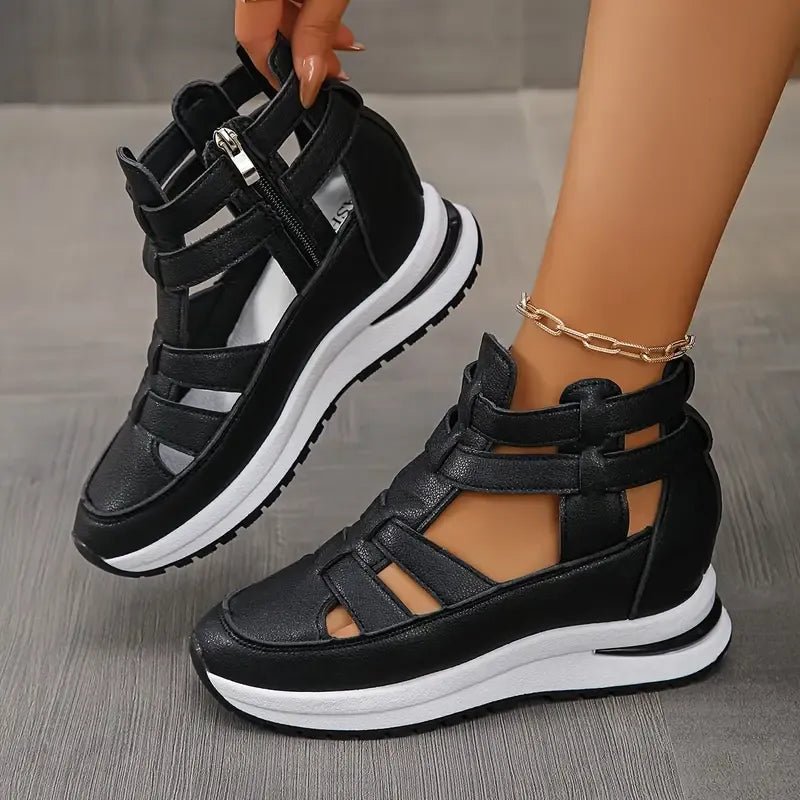Amara Glacé Supportive Comfort Sandals (Black US 5 / EU 35) - | Zavonix