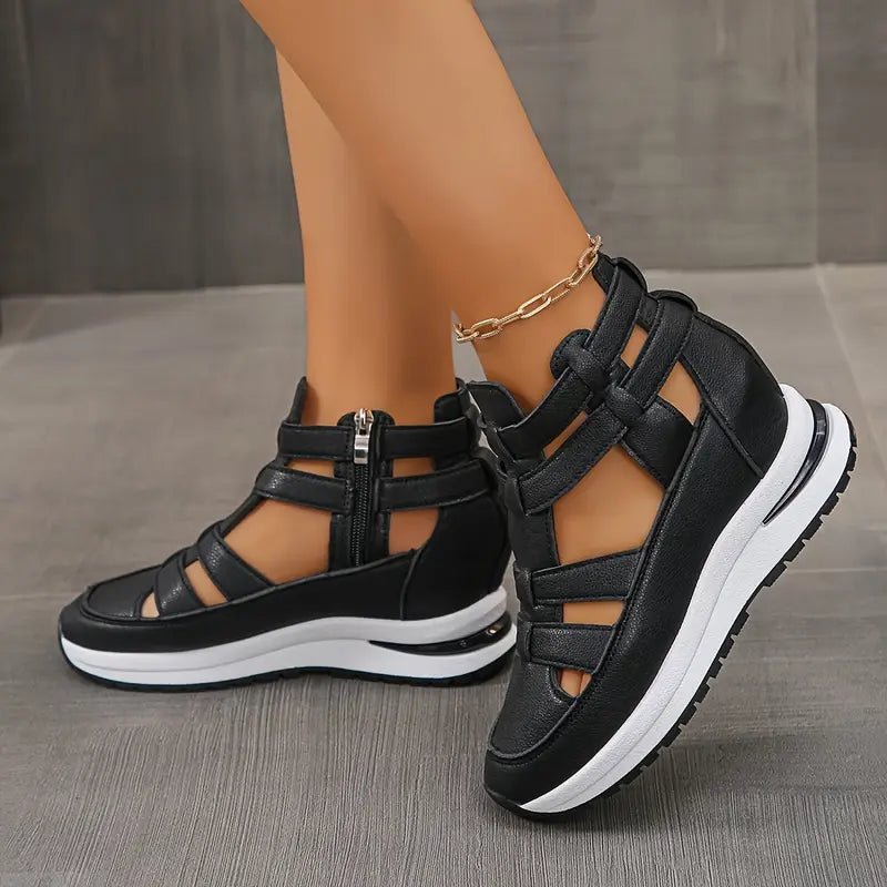 Amara Glacé Supportive Comfort Sandals (Black US 5 / EU 35) - | Zavonix