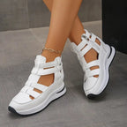 Amara Glacé Supportive Comfort Sandals (White US 5 / EU 35) - | Zavonix