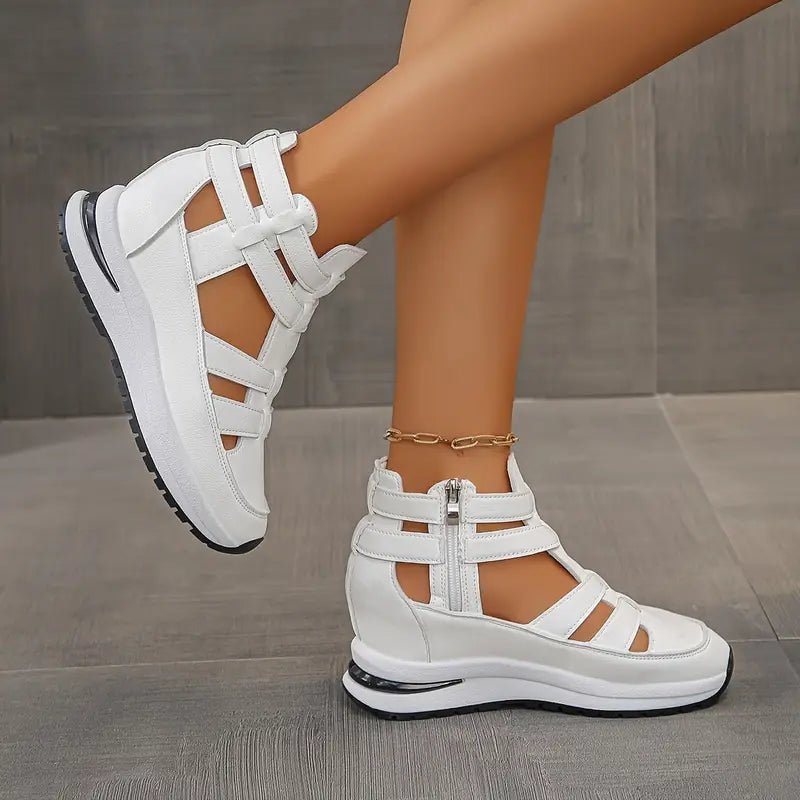 Amara Glacé Supportive Comfort Sandals (White US 5 / EU 35) - | Zavonix