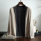 Avaniro — Soft Cashmere Merino Wool Jacket for Cozy Comfort (Blue - Gray XS) - | Zavonix
