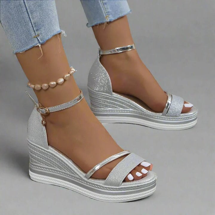 Aveline Glitter Platform Wedges product image 2