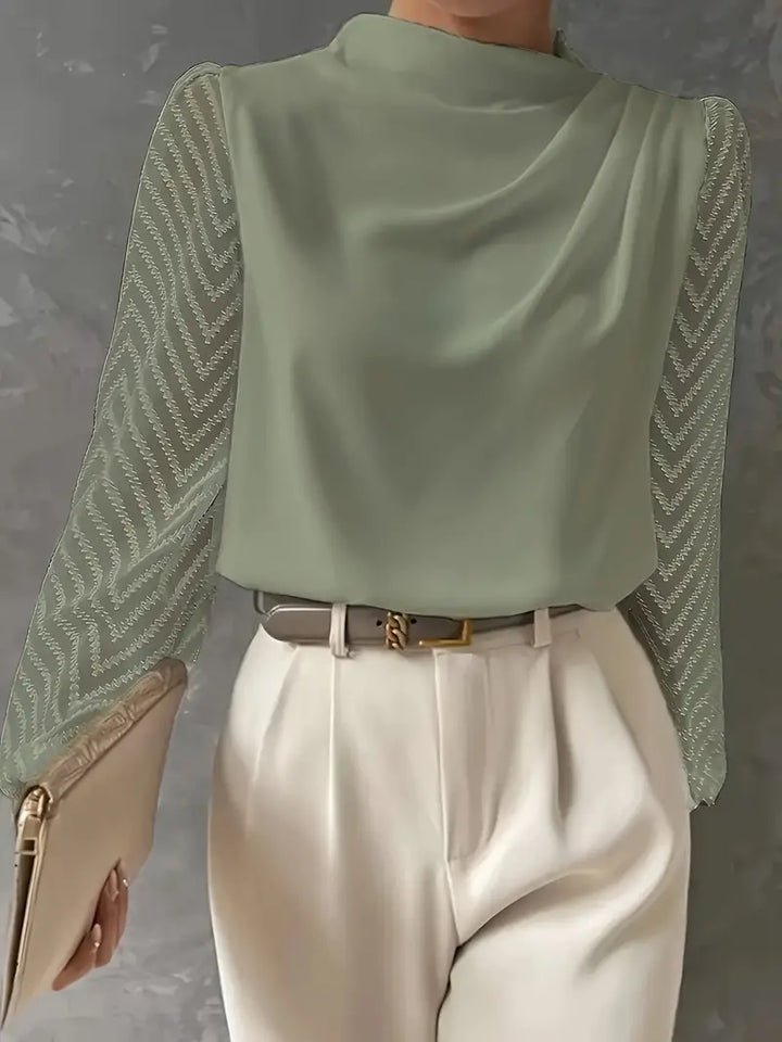 Aveline Ruched-Neck Blouse product image 2