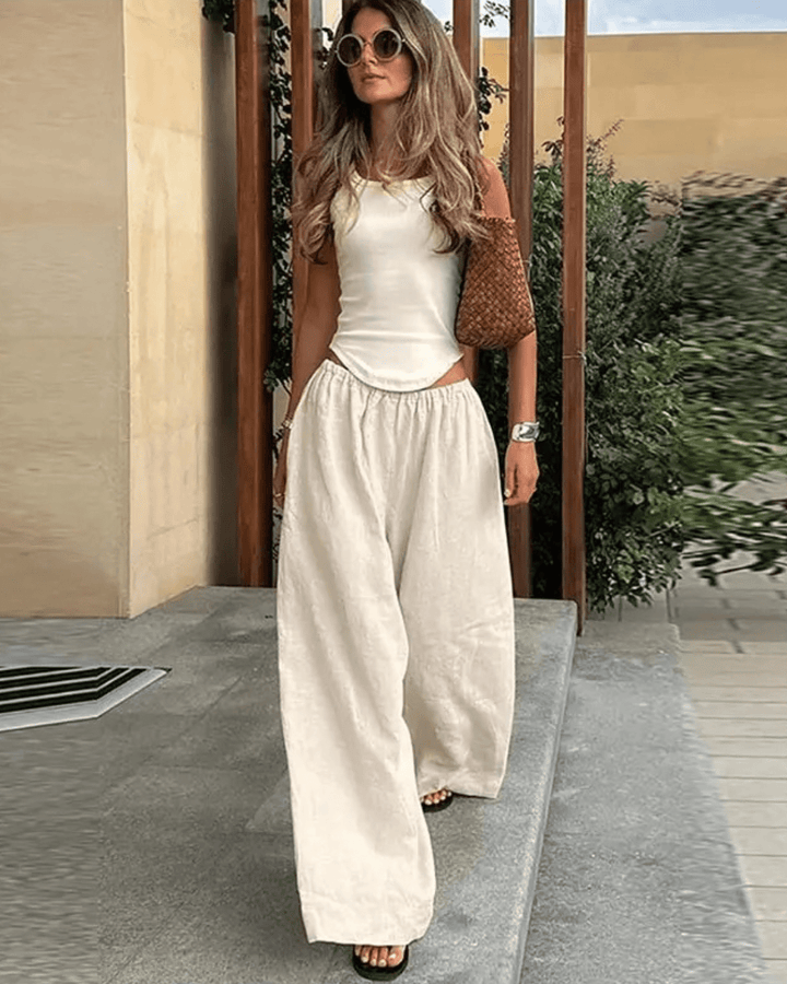 Avelisse Wide-Leg Elastic Trousers product image 2