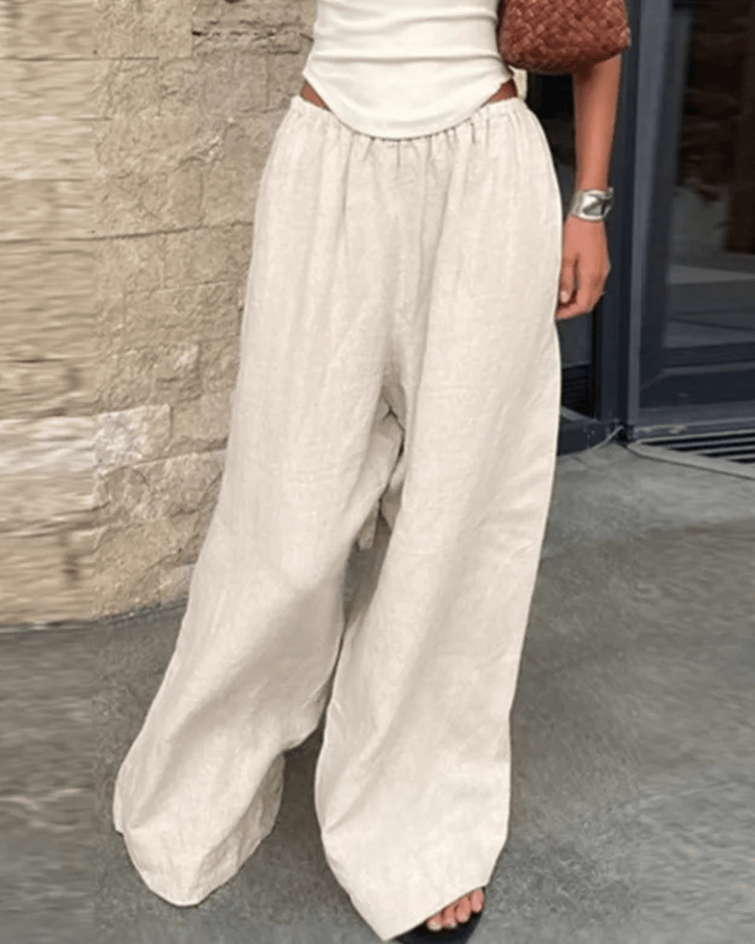 Avelisse Wide-Leg Elastic Trousers product image 7