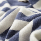 Avencea — Soft Wool Blend Stripe Sweater for Warmth and Comfort (Blue S) - | Zavonix