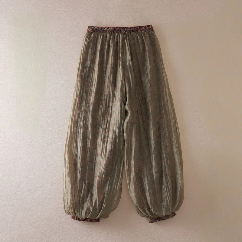 Avenea Linen Pants — Lightweight Breathable Casual Trousers (XS ) - | Zavonix