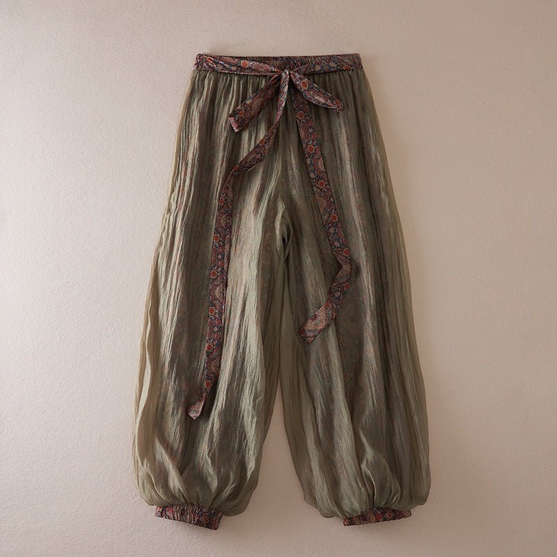 Avenea Linen Pants — Lightweight Breathable Casual Trousers (XS ) - | Zavonix