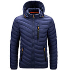 Avenlor WeatherShield Coat — Lightweight Insulated Water - Resistant Jacket (Navy Blue XS) - | Zavonix