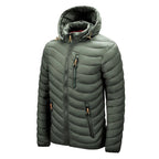 Avenlor WeatherShield Coat — Lightweight Insulated Water - Resistant Jacket (Green XS) - | Zavonix