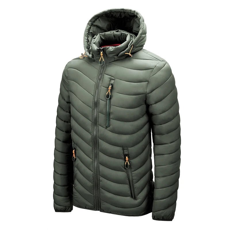 Avenlor WeatherShield Coat — Lightweight Insulated Water - Resistant Jacket (Green XS) - | Zavonix