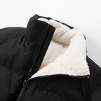 Aventur Men's Fleece Jacket | Quilted Warmth with Soft Fleece Lining (Black S) - Fleece Jackets | Zavonix