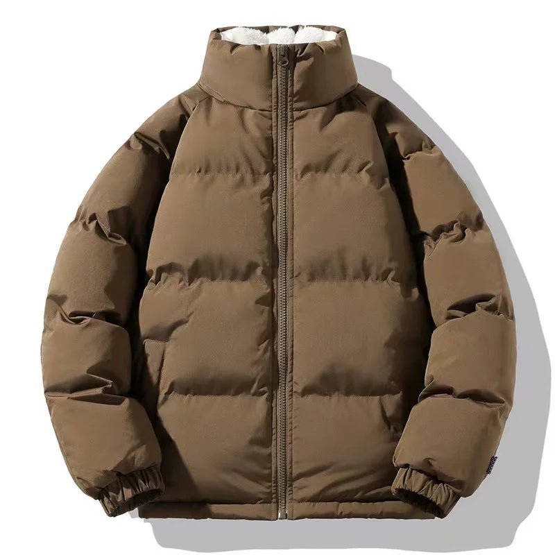Aventur Men's Fleece Jacket | Quilted Warmth with Soft Fleece Lining (Brown S) - Fleece Jackets | Zavonix