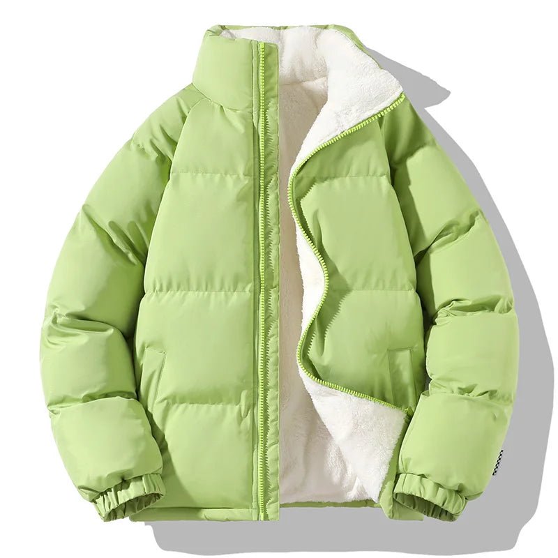 Aventur Men's Fleece Jacket | Quilted Warmth with Soft Fleece Lining (Green S) - Fleece Jackets | Zavonix