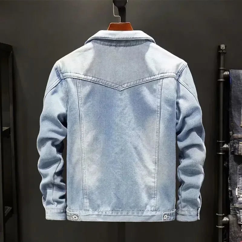 "Alaska" Denim Jacket with Fleece Lining (Dark Blue XS) - Jacket | Zavonix