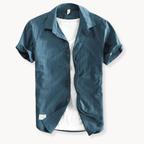 Alfredo Linen Shirt (Blue S) - | Zavonix