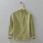 Alvyn — Lightweight Linen Cotton Blazer with Tailored Fit (Green XS) - | Zavonix