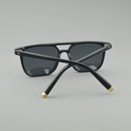 Aviator Sunglasses with Bold Frames (Black / Black ) - Sunglasses | Zavonix