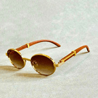 Avren WoodBlend Sunglasses — Eco - Friendly Anti - Glare UV Protection - Zavonix