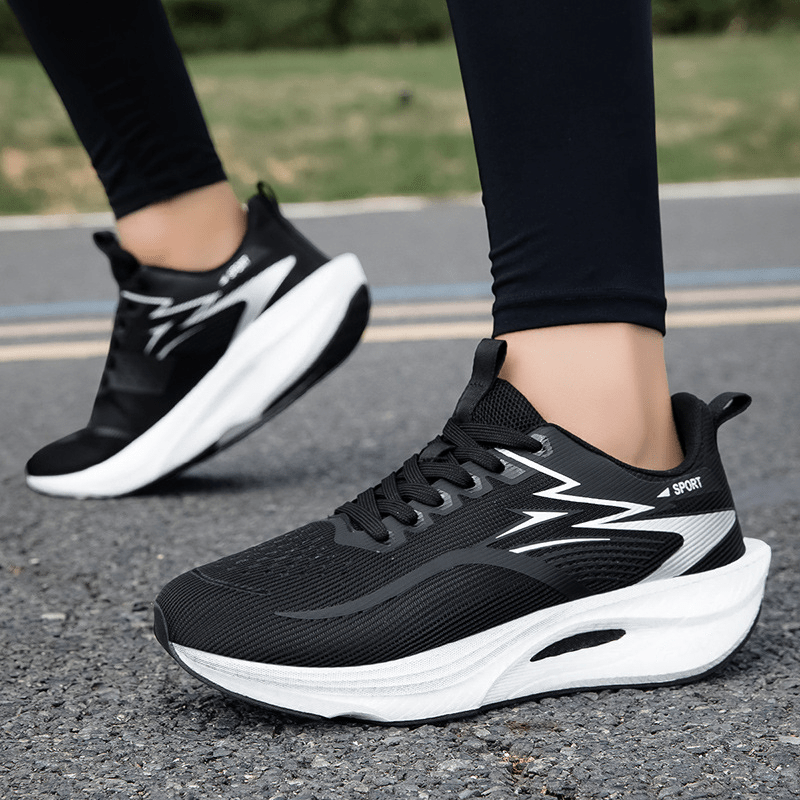 B Flex Mesh Cushioned Running Shoes Product Image 09