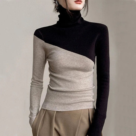 Color-Split Sweater™ — Turn Heads Instantly with Unstoppable Style and Comfort