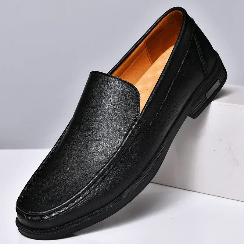 Alvaro - Genuine Leather Slip-On Shoes