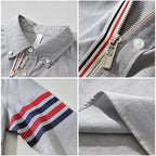 Elyric Stripe Linen Shirt — Lightweight Breathable Lean Fit Shirt