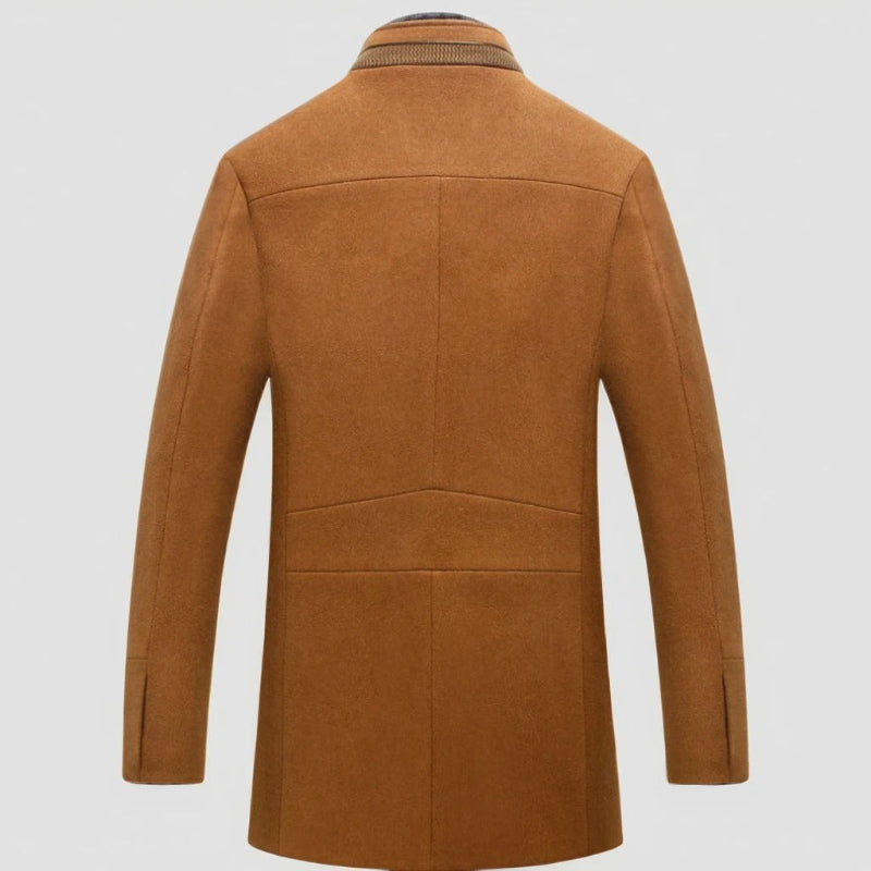 Veste en laine pour homme Maverick | Mélange de textures élégant