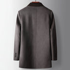 Manteau en laine de luxe pour homme | Tissu premium