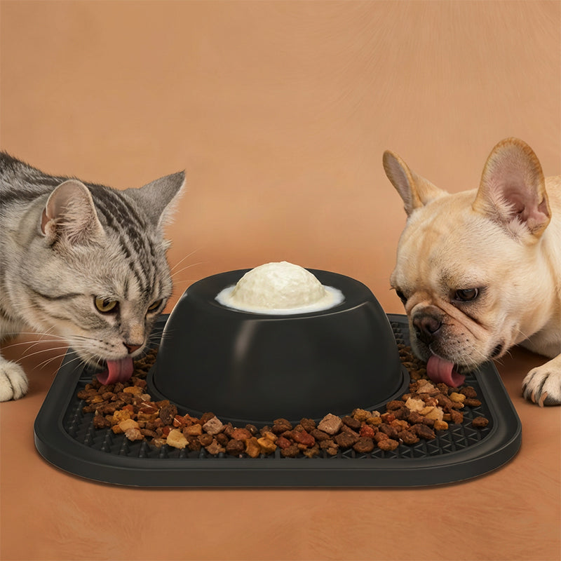 Balanced Slow Feeder Dog Bowl Silicone Lick Mat Product Image 04