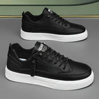 Balmonte Leather Sneakers (Black US 7 / EU 39) - | Zavonix