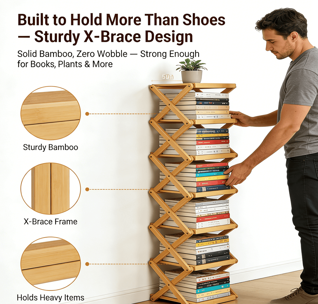 Bamboo Vertical Organizer 9 Tier Product Image 04