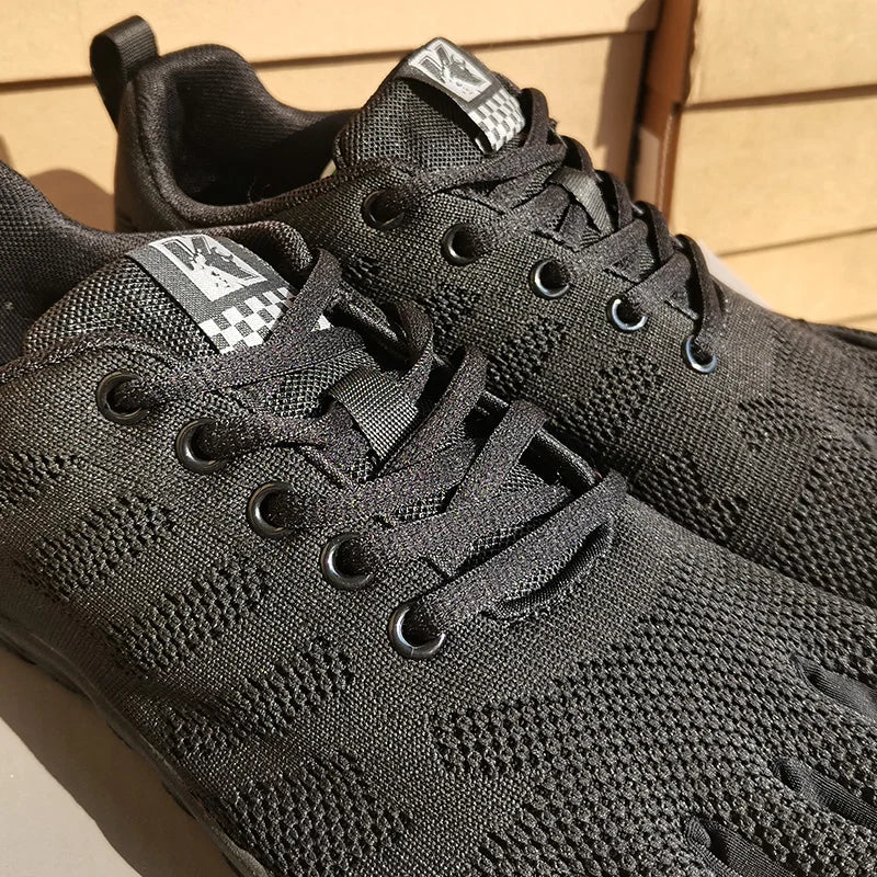 Men's Breathable Mesh Casual Shoes — Lightweight Comfort for Summer (black 45) - | Zavonix