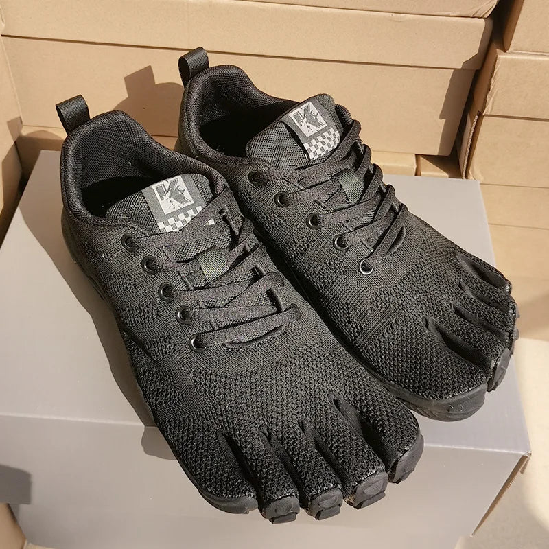 Men's Breathable Mesh Casual Shoes — Lightweight Comfort for Summer (black 45) - | Zavonix