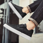Balmonte Leather Sneakers (Black US 7 / EU 39) - | Zavonix