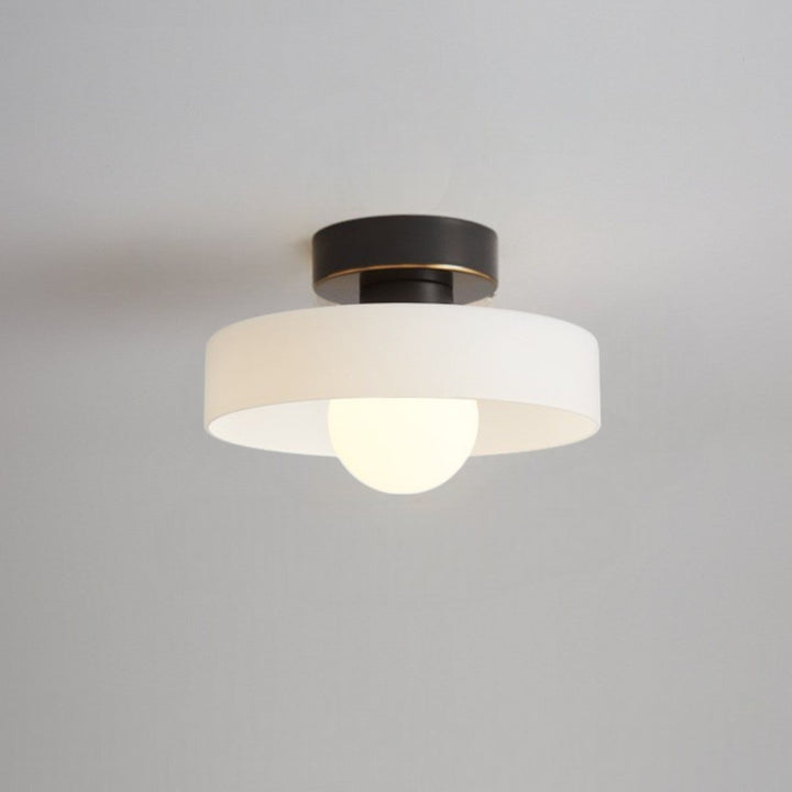 Bauhaus Round Glass Led Ceiling Light Product Image 02