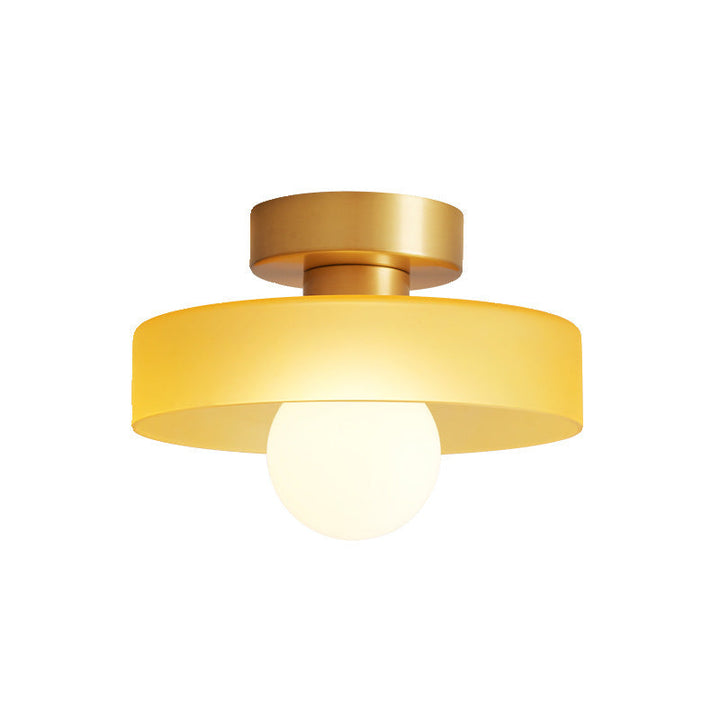 Bauhaus Round Glass Led Ceiling Light Product Image 09