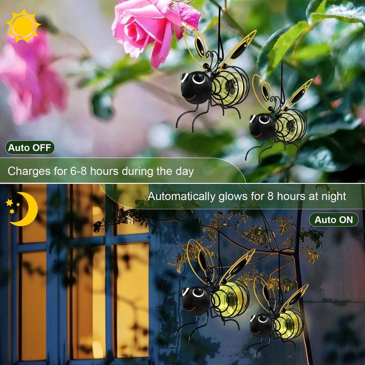Beacon Bee Solar Garden Light Hanging Outdoor Glow Product Image 02