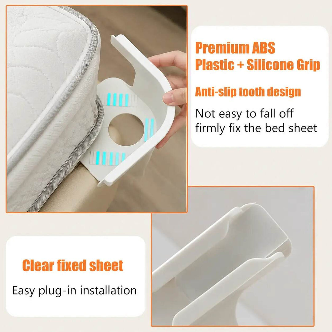 Bed Sheet Corner Holders Transparent Product Image 08
