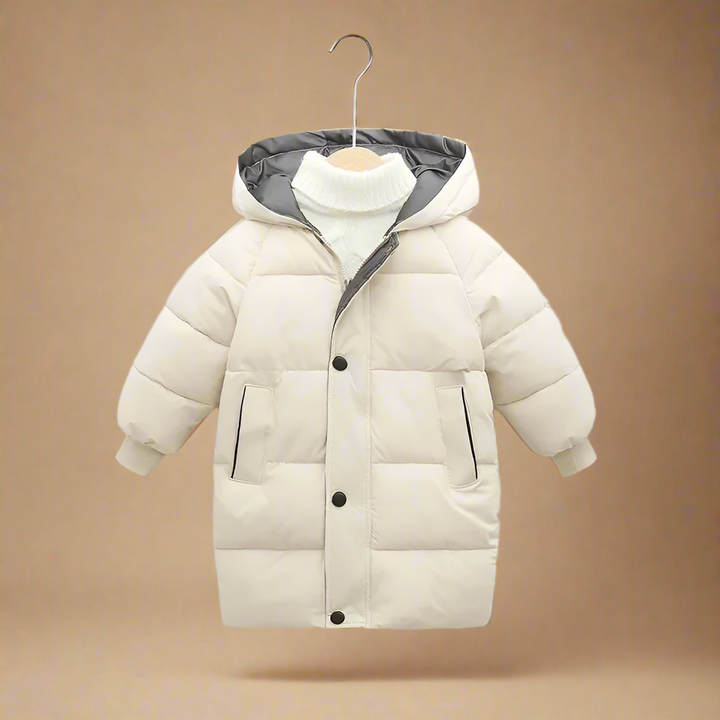 Beige quilted kids&