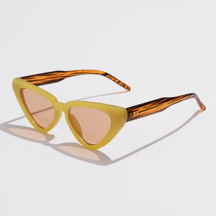Bella Luna Cat - Eye Sunglasses (Yellow ) - Sunglasses | Zavonix