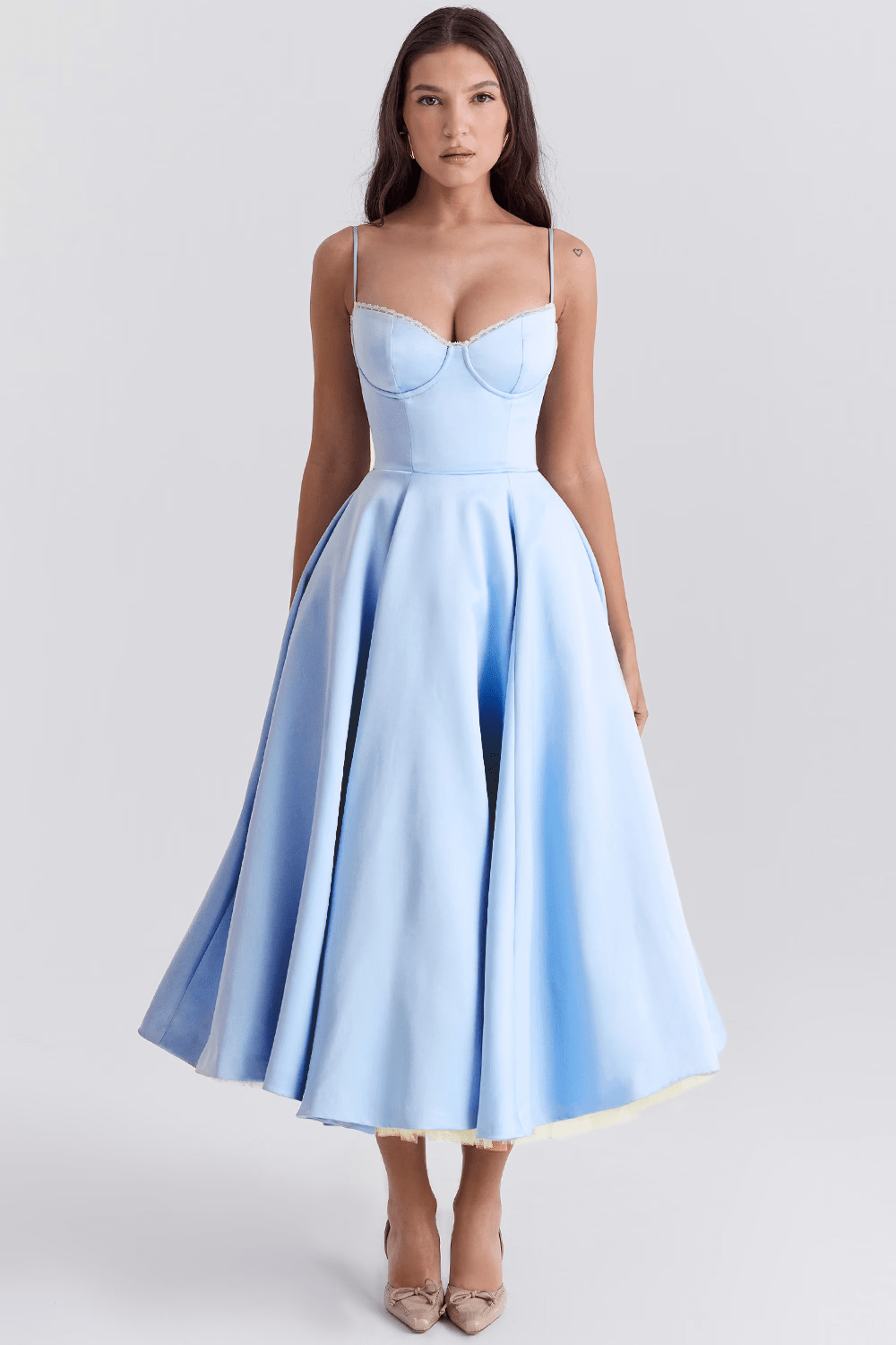 Belinda Dress (Light Blue XS) - | Zavonix