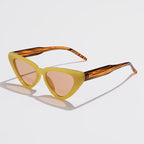 Bella Luna Cat - Eye Sunglasses (Yellow ) - Sunglasses | Zavonix