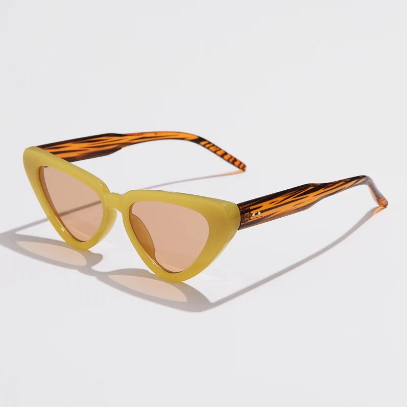 Bella Luna Cat - Eye Sunglasses (Yellow ) - Sunglasses | Zavonix