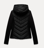 Bella Women's Puffer Jacket | Quilted Padded Design, Adjustable Hood 4